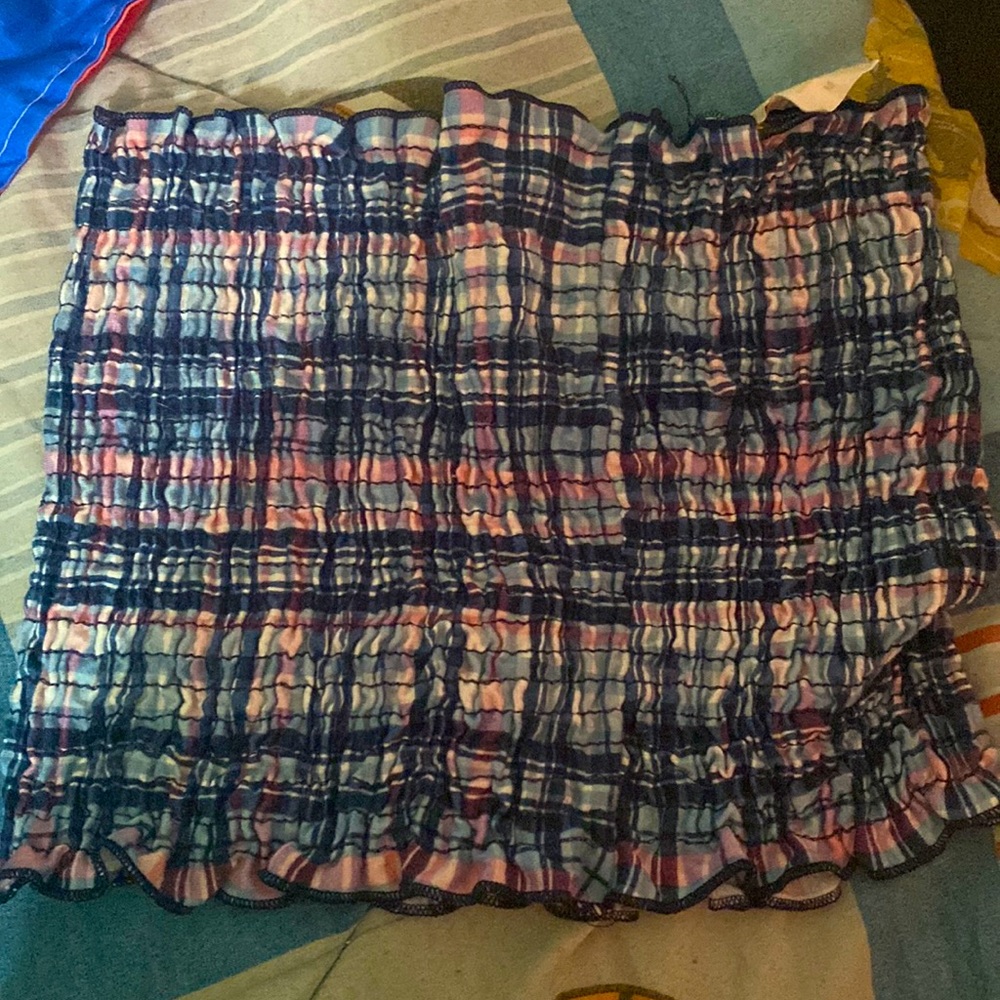 colorful tube top size medium